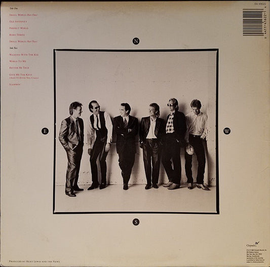 Huey Lewis & The News - Small World vinyl record, LP (Mint (M)) | Lulo Records