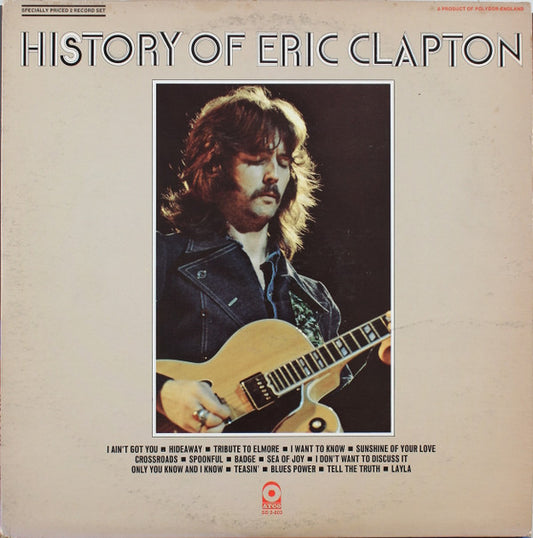 Eric Clapton : History Of Eric Clapton (2xLP, Comp, RE, SP )