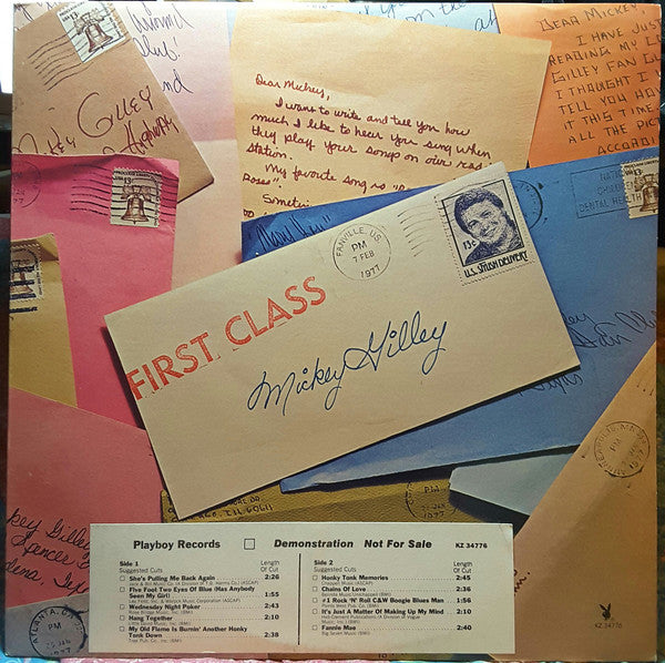 Mickey Gilley : First Class (LP, Album, Promo)