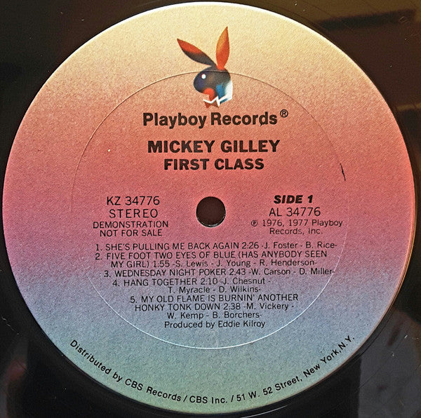 Mickey Gilley : First Class (LP, Album, Promo)