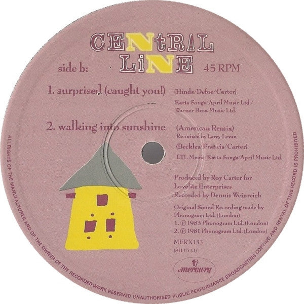 Central Line : Surprise Surprise (12", Single)