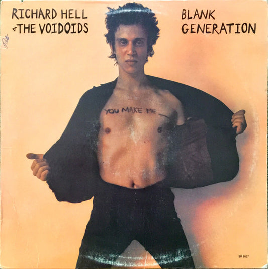 Richard Hell & The Voidoids : Blank Generation (LP, Album, Jac)