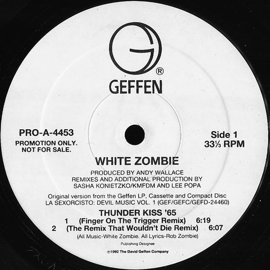 White Zombie : Thunder Kiss '65 (12", Promo)