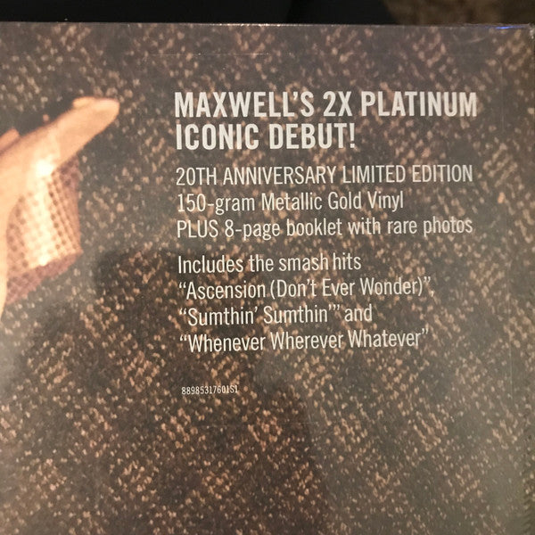 Maxwell : Maxwell's Urban Hang Suite (2xLP, Album, Ltd, RE, Met)