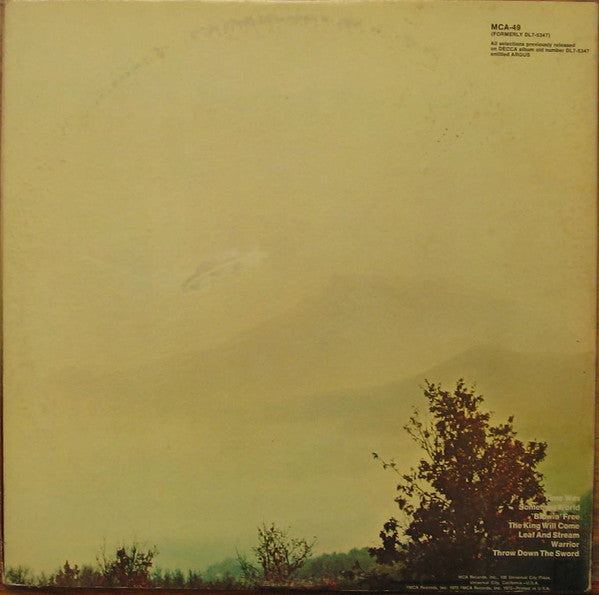 Wishbone Ash : Argus (LP, Album, RE, Gat)