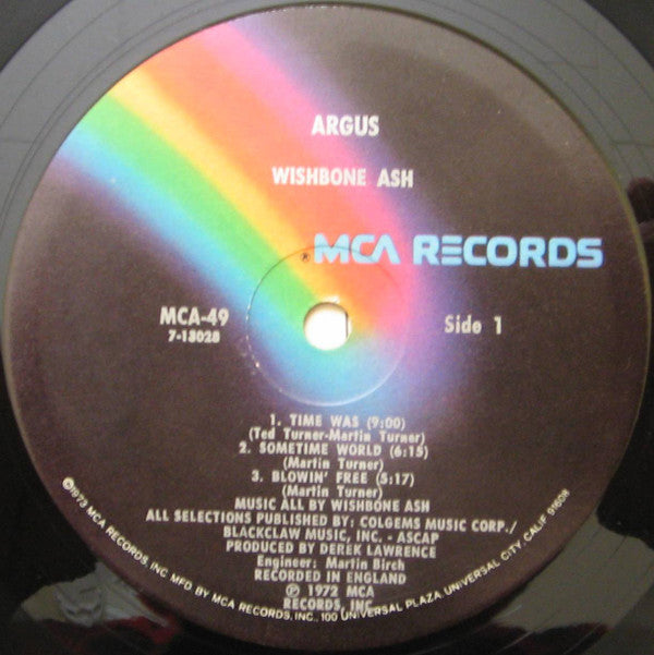 Wishbone Ash : Argus (LP, Album, RE, Gat)