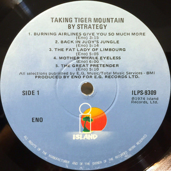 Eno* : Taking Tiger Mountain (By Strategy) (LP, Album, RE, Gat)