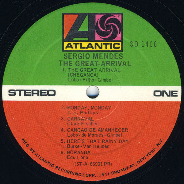 Sérgio Mendes : The Great Arrival (LP, Album, RE, Gat)