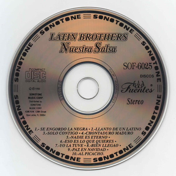 The Latin Brothers : Nuestra Salsa (CD, Album)