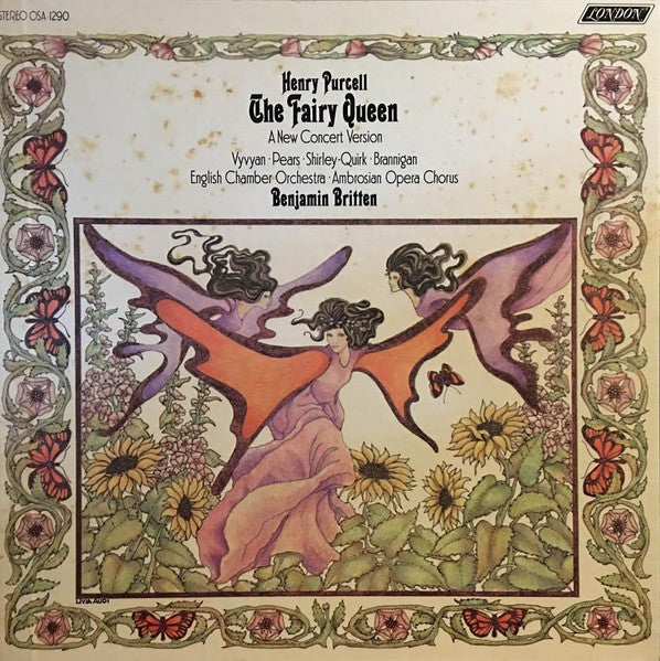 Henry Purcell - Jennifer Vyvyan, Peter Pears, John Shirley-Quirk, Owen Brannigan, English Chamber Orchestra, The Ambrosian Opera Chorus, Benjamin Britten : The Fairy Queen (A New Concert Version) (2xLP + Box)