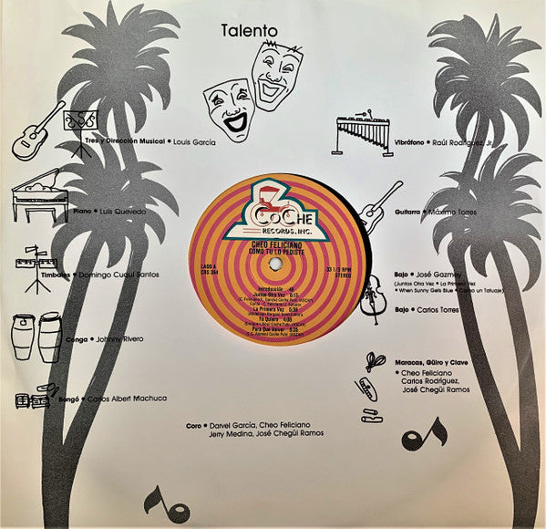 Cheo Feliciano : Como Tu Lo Pediste (LP, Album)