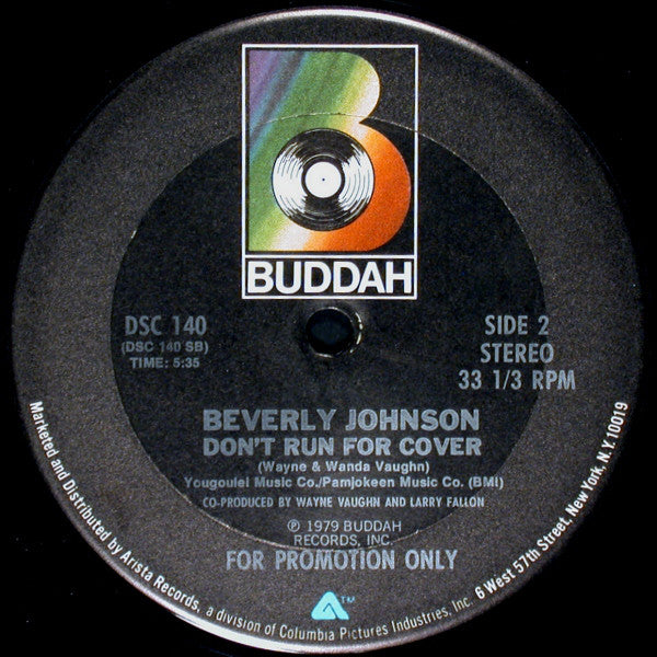 Beverly Johnson (2) : Can't You Feel It (12", Promo)
