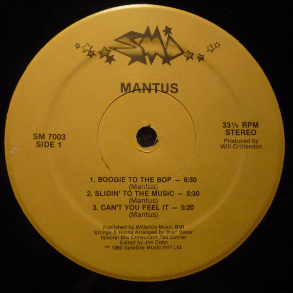 Mantus : Mantus (LP, Album)
