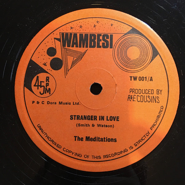 The Meditations : Stranger In Love (12")