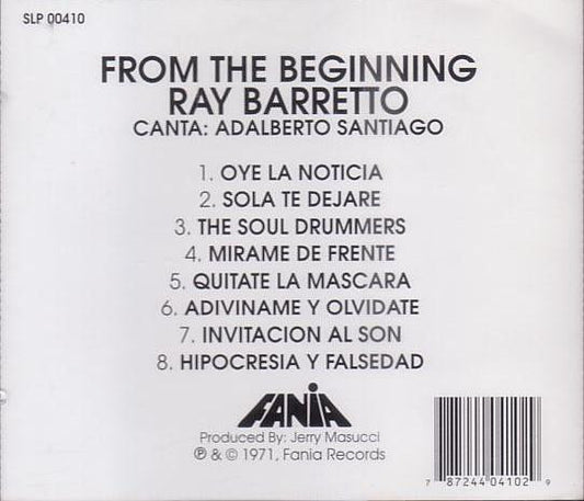 Ray Barretto - From The Beginning vinyl record, CD (Near Mint (NM or M-)) | Lulo Records