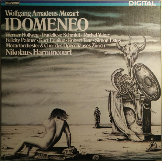Wolfgang Amadeus Mozart, Werner Hollweg, Trudeliese Schmidt, Rachel Yakar, Felicity Palmer, Kurt Equiluz, Robert Tear, Simon Estes, Mozartorchester Des Opernhauses Zürich & Chor der Oper Zürich, Nikolaus Harnoncourt : Idomeneo (4xLP, Blu + Box)