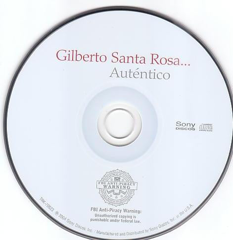 Gilberto Santa Rosa : Auténtico (CD, Album, Ltd, Bon)