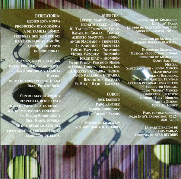 Tito Gomez (2) : Comenzando En Cero (CD, Album)