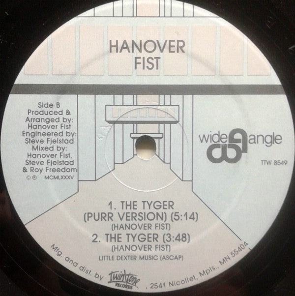 Hanover Fist : The Tyger (12")