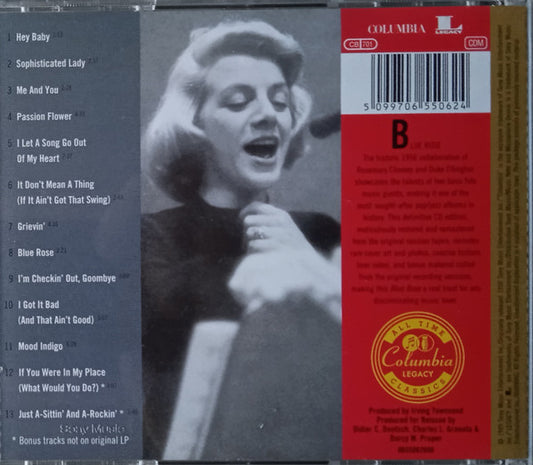 Rosemary Clooney And Duke Ellington And His Orchestra - Blue Rose vinyl record, CD (Mint (M)) | Lulo Records