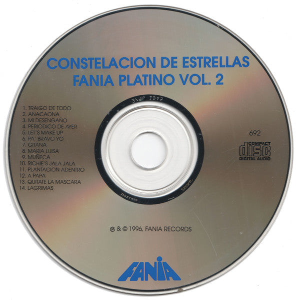 Various : Constelacion De Estrellas Fania Platino Vol. 2 (CD, Comp)
