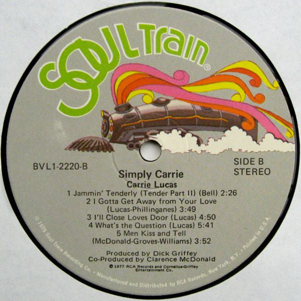 Carrie Lucas : Simply Carrie (LP, Album, Gat)