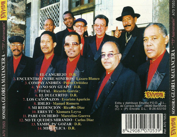 Sonora Gloria Matancera : 75° Aniversario (CD)