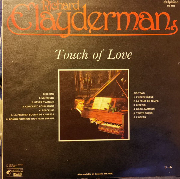 Richard Clayderman : Touch Of Love (LP, Album)