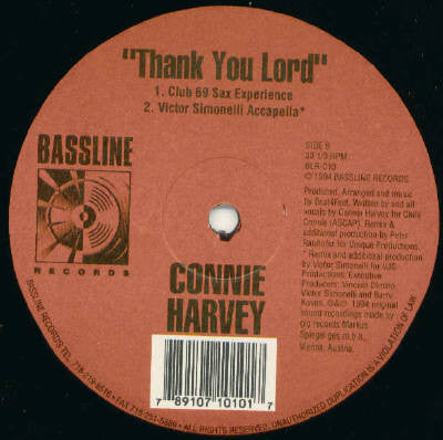 Connie Harvey : Thank You Lord (2x12")