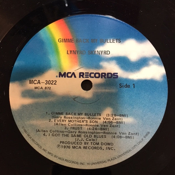 Lynyrd Skynyrd : Gimme Back My Bullets (LP, Album, RE)