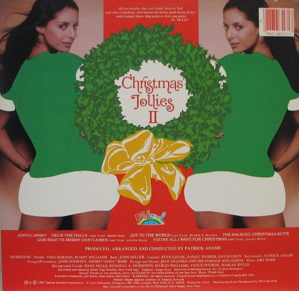The Salsoul Orchestra : Christmas Jollies II (LP, Album, RCA)