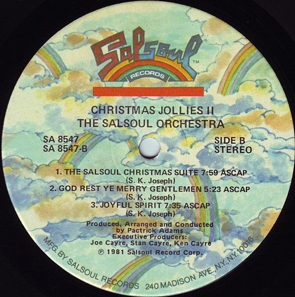 The Salsoul Orchestra : Christmas Jollies II (LP, Album, RCA)