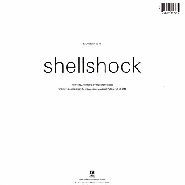 New Order : Shellshock (12", Promo)
