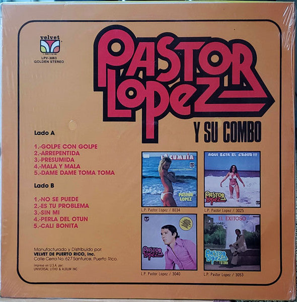 Pastor López Y Su Combo : Golpe Con Golpe (LP, Album)