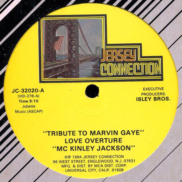 McKinley Jackson / Sylvia Robinson & Kevin Keys : Tribute To Marvin Gaye Love Overture (12")