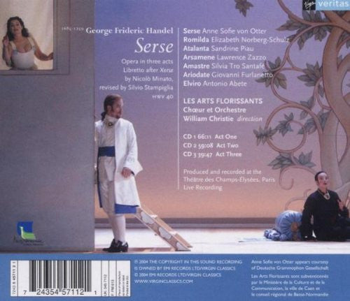Georg Friedrich Händel, Anne Sofie Von Otter, Elisabeth Norberg-Schulz, Sandrine Piau, Lawrence Zazzo, Silvia Tro Santafé, Giovanni Furlanetto, Antonio Abete, Les Arts Florissants, William Christie - Serse vinyl record, 3xCD (Near Mint (NM or M-)) | Lulo Records