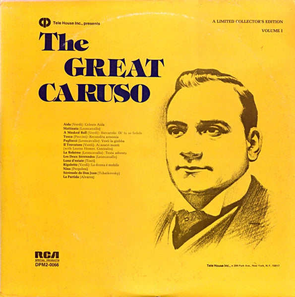Enrico Caruso : The Great Caruso (2xLP, Comp, Mono)