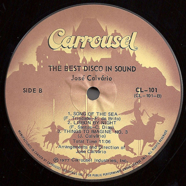 José Calvário : The Best Disco In Sound (LP, Album)