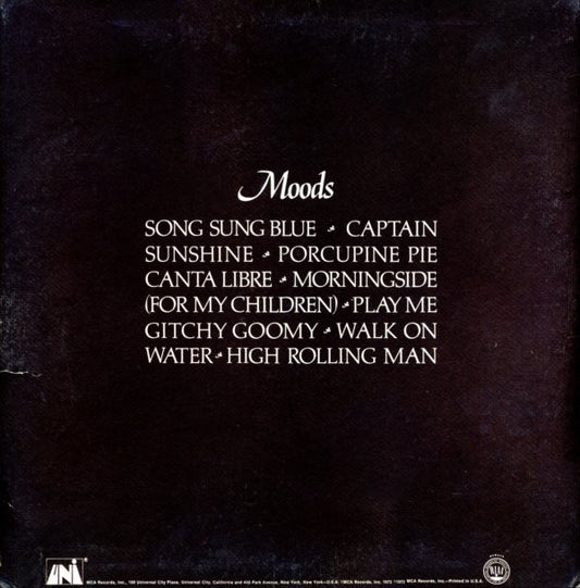 Neil Diamond - Moods vinyl record, LP (Mint (M)) | Lulo Records