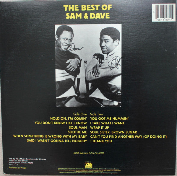 Sam & Dave : The Best Of Sam & Dave (LP, Comp, Club)