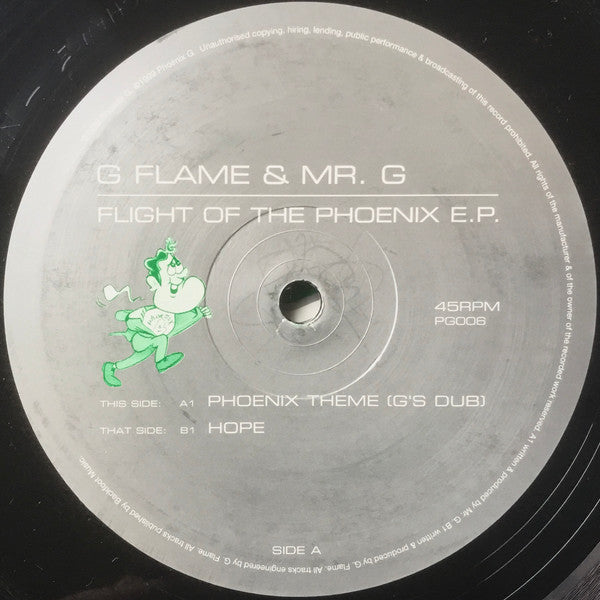 G Flame & Mr. G : Flight Of The Phoenix E.P. (2x12", EP)