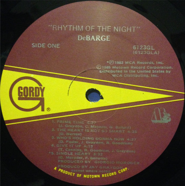 DeBarge : Rhythm Of The Night (LP, Album)