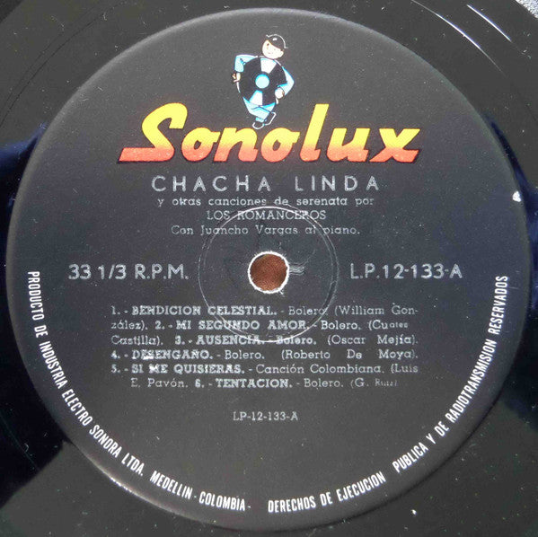 Los Romanceros (2) : Chacha Linda (LP, Album)