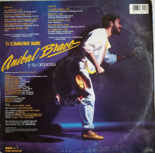 Anibal Bravo Y Su Orquesta : El Comandante Anibal (LP, Album)