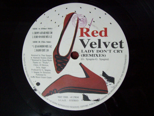 Red Velvet - Lady Don't Cry (Remixes) vinyl record, 12" (Very Good Plus (VG+)) | Lulo Records