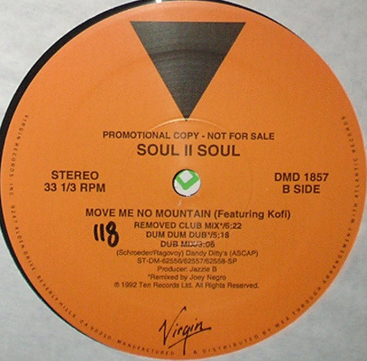 Soul II Soul - Move Me No Mountain vinyl record, 12" (Mint (M)) | Lulo Records