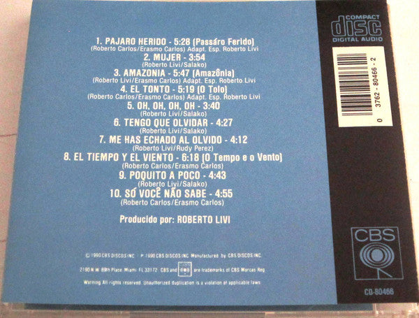 Roberto Carlos : Pájaro Herido (CD, Album)