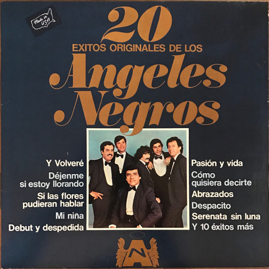 Los Angeles Negros : 20 Exitos Originales De Los Angeles Negros (LP, Comp)