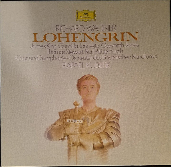 Richard Wagner - Chor Des Bayerischen Rundfunks Und Symphonie-Orchester Des Bayerischen Rundfunks, James King (3), Gundula Janowitz, Gwyneth Jones, Thomas Stewart (2), Karl Ridderbusch, Rafael Kubelik : Lohengrin (5xLP, Album + Box)