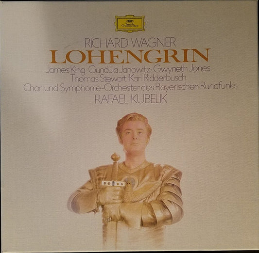 Richard Wagner - Chor Des Bayerischen Rundfunks Und Symphonie-Orchester Des Bayerischen Rundfunks, James King (3), Gundula Janowitz, Gwyneth Jones, Thomas Stewart (2), Karl Ridderbusch, Rafael Kubelik : Lohengrin (5xLP, Album + Box)